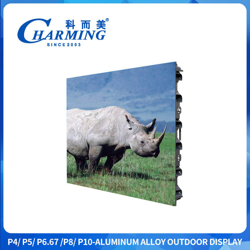 Resolusi Tinggi IP65 Waterproof Outdoor LED Video Wall dengan 5500 Nits Kecerahan untuk Acara Olahraga