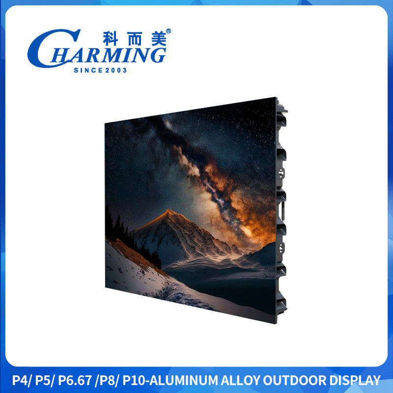 SMD2525 Screen Led Outdoor 3D Led Screen P4 Videoes P6 P8 Outdoor Led Display Screen Dengan Kecerahan Tinggi 5500