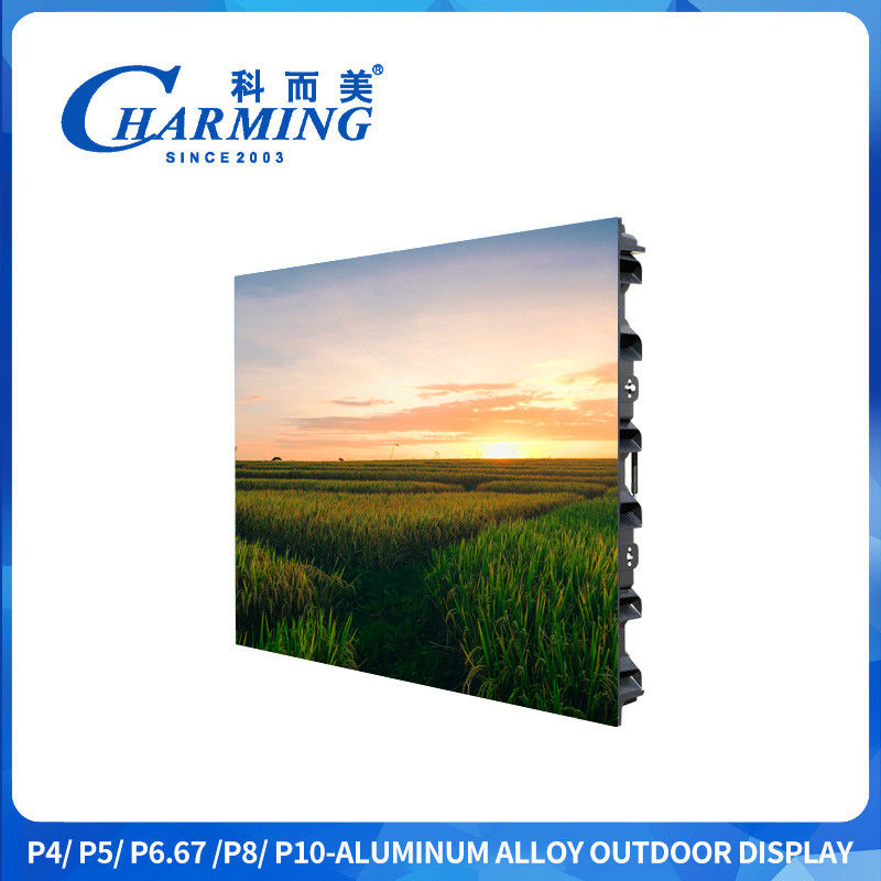 Led Advertising Screen Outdoor P4 Outdoor Led Display Screen Panel Dengan Kecerahan Tinggi 5500CD/M2