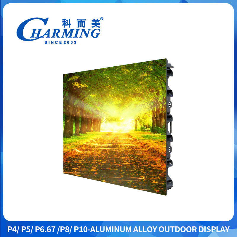 SMD2525 Kinetic Led Screen P4 Street Dipasang 960x960mm Led Display Screen Dengan Umur 100000 Jam