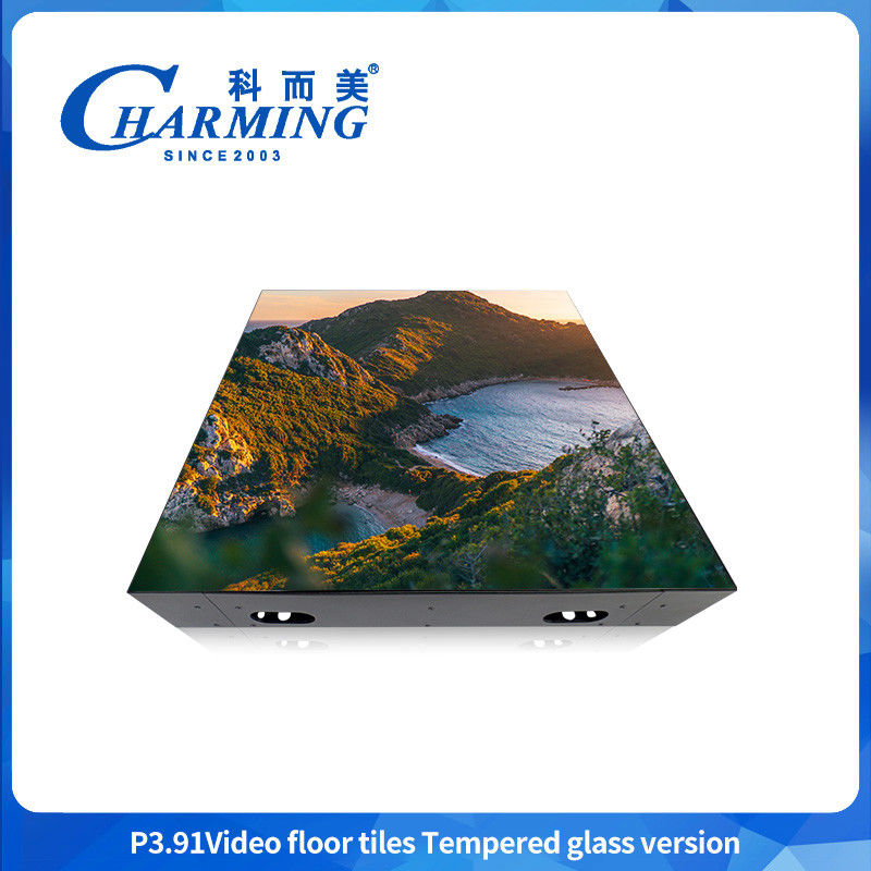Lantai Tarian Kaca Tempered Video Light Wedding Party Pixel Led 3d Led Lantai Tarian