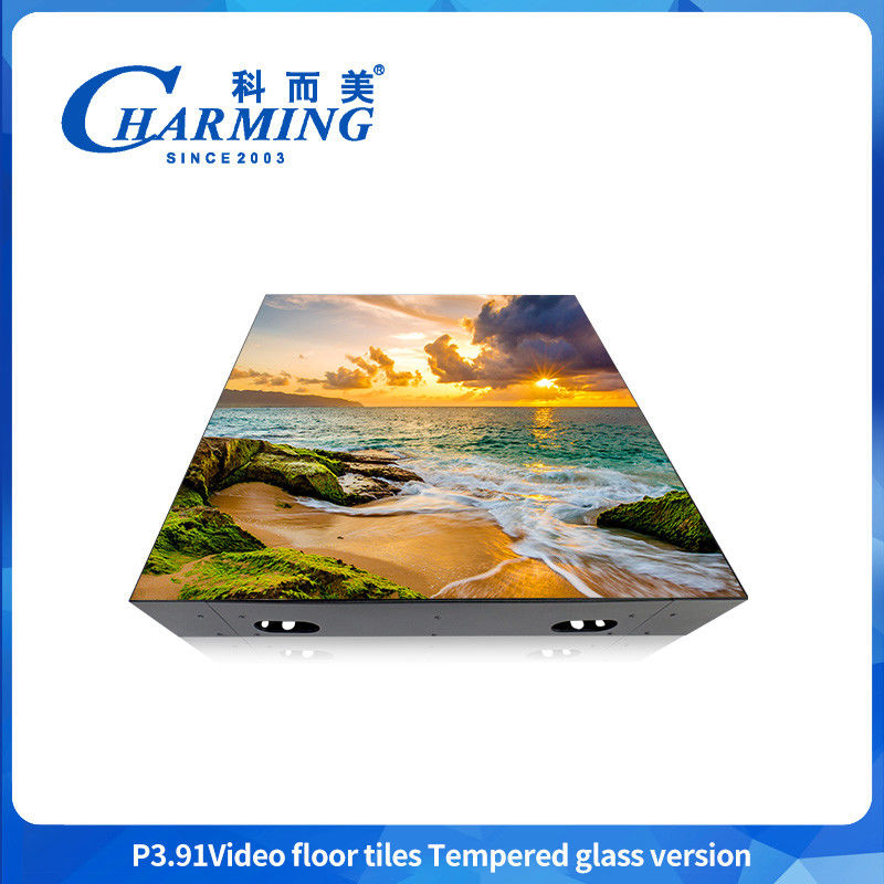 Bagian Depan Pemeliharaan Bahan Besi + GOB Cover IP65 Waterproof HD Indoor Dance Floor Kinerja Tinggi
