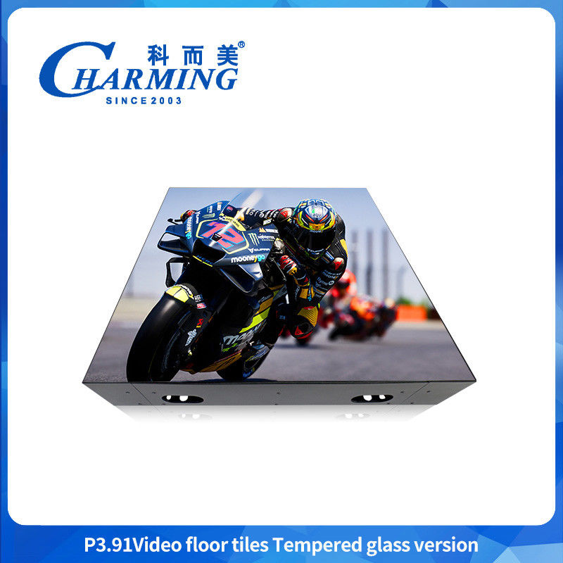 IP65 Kotak Lampu Iklan Indoor Led Display Lantai P3.91 Led Display Lantai Tari Lampu Pernikahan