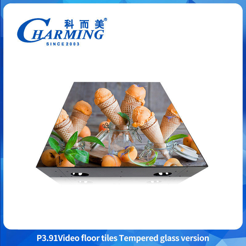 P3.91 Papan digital portabel untuk disewa di luar ruangan dan dalam ruangan Smd1921 Video Screen Led Dance Floor Panel untuk pesta pernikahan