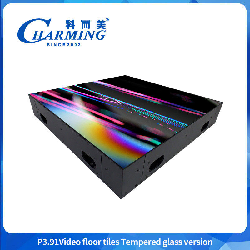 Profesional China Indoor SMD1921 Waterproof 3D Glass Mirror LED Display Dance Floor Digital Signage LED Video Floor Tiles Untuk Acara