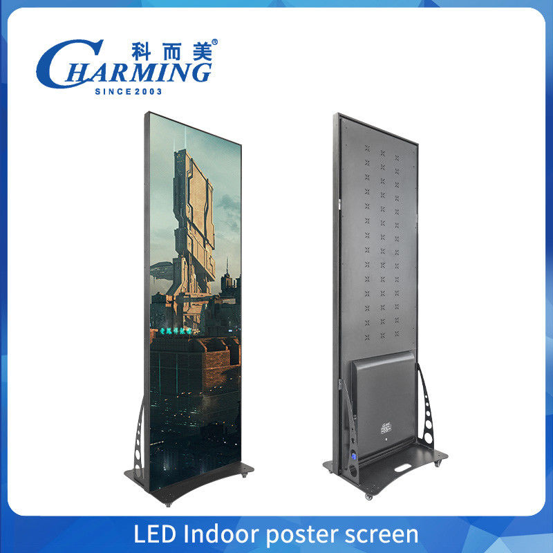 Layar 4k LED Poster Display P1.86, P2 Iklan LED Video Tembok Tampilan