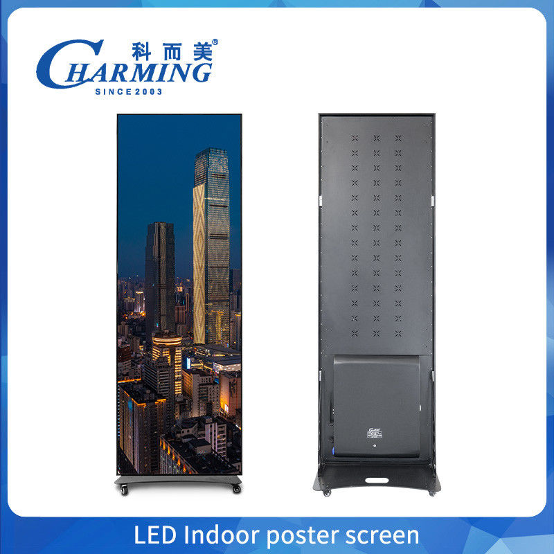 Smart Wifi Stand Mobile Hd P1.86 P2 Digital Advertising LED Poster Display Screen