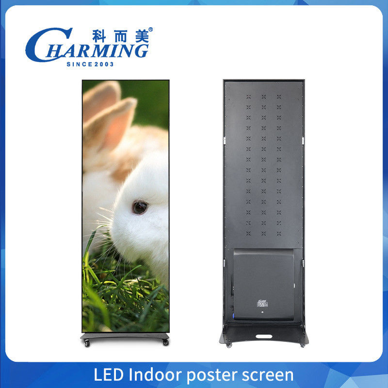 Kualitas tinggi Smart Advertising Player Led Screen Poster Display Full Color Indoor Led Display Poster Screen