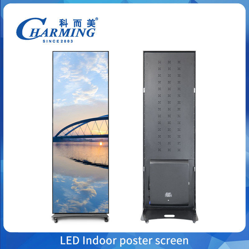 Indoor Led Poster Lantai Standing Screen P1.86 P2 P2.5 GOB