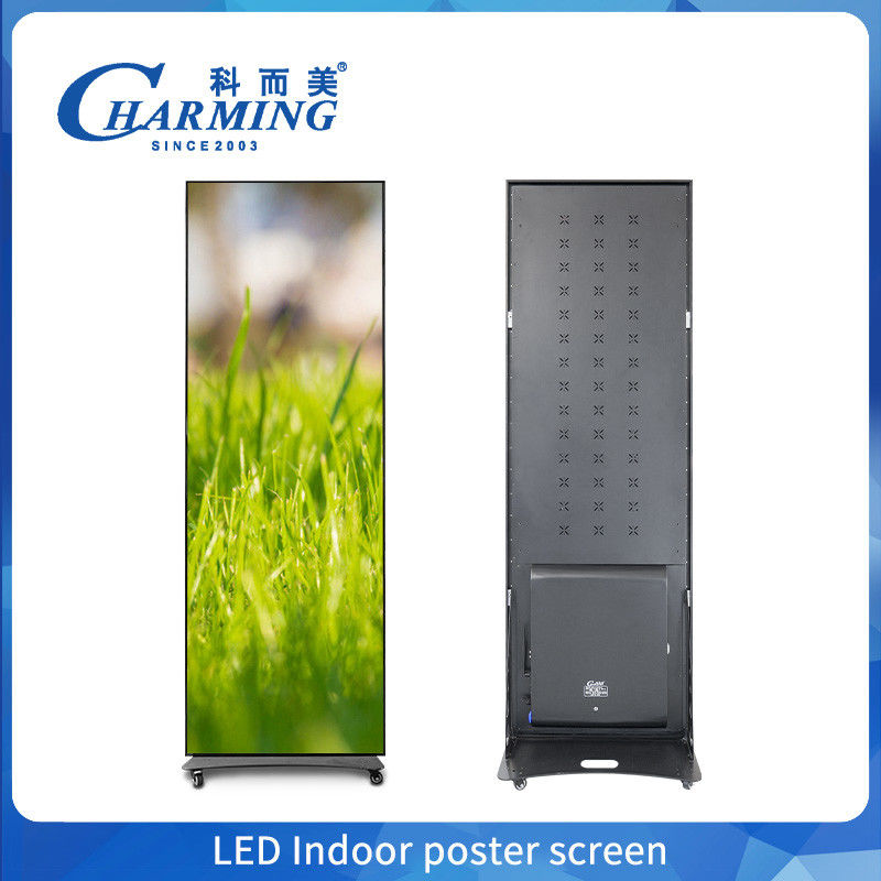 HD LED Indoor Full Color Poster LED Display P1.86 P2 P2.5 P3 Lantai Berdiri Digital Screen Poster Screen