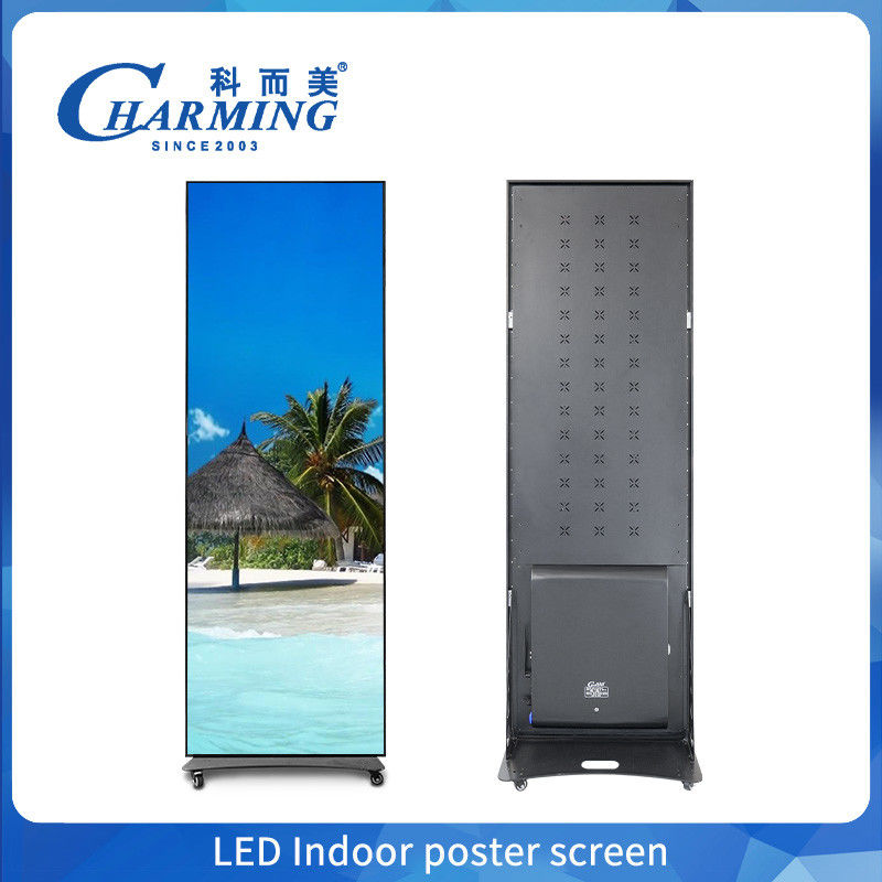 P2.5 Led Video Display Movable 4k Led Display Screen Ukuran Display Display Display yang disesuaikan Indoor Led Poster Iklan Pameran Produk