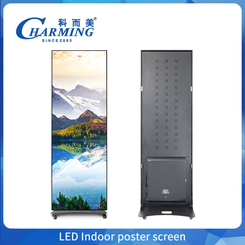 Komersial Portable Shopping mall LED Screen P2.5 Poster digital signage depan Layanan LED display screen