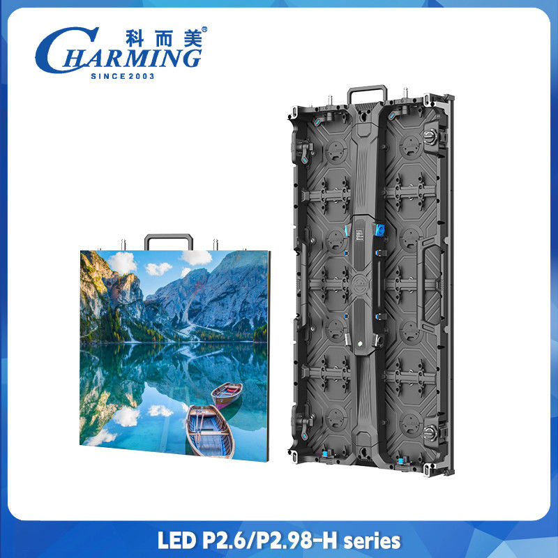 P2.6 Ekonomi Full Color Advertising Video Wall Stage Konferensi Konser Gereja Acara Outdoor LED Screen Sewa