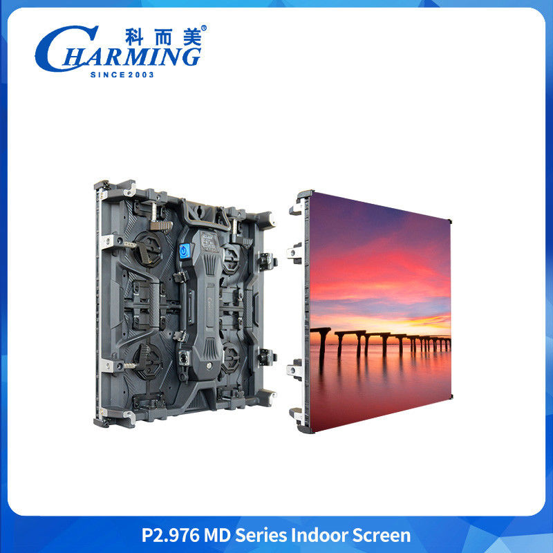 Indoor Flexible P2.604 P2.98 P3.91 Die Cast Aluminium Penyelenggaraan Nyaman Sewa LED Display Screen
