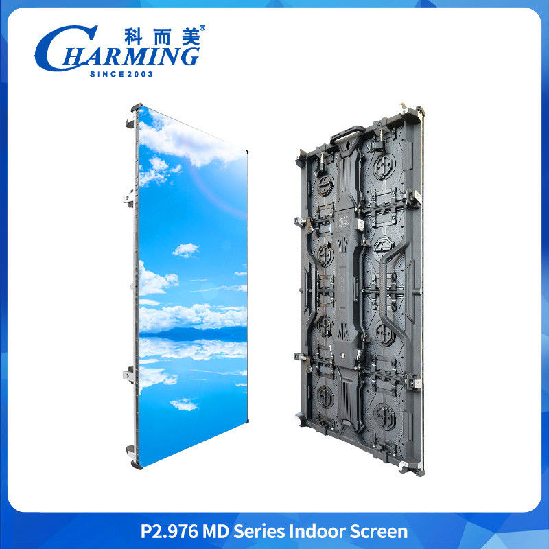 Iklan Layar LED Resolusi Tinggi Curved Creative Display Video Wall P2.9 Indoor Fleksibel Layar LED