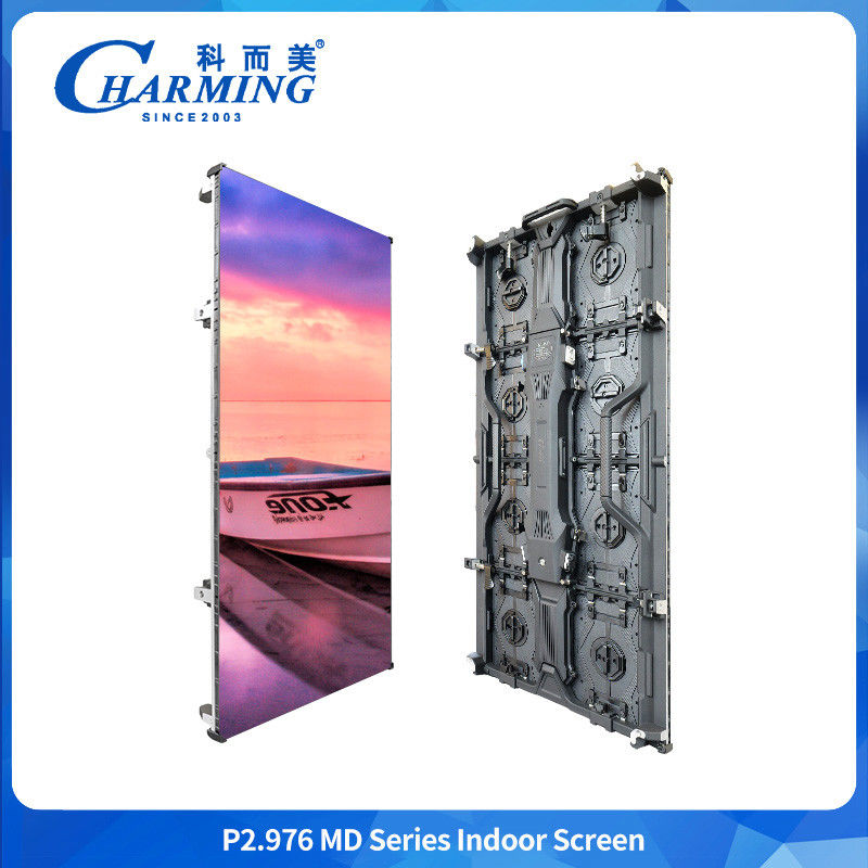 Aluminium Alloy Berat Ringan P2.98 Led Curved Indoor Screen untuk Rental Event Penggunaan Komersial