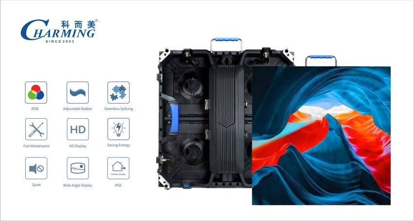 Kualitas tinggi warna rGB 400W P2.6 Seri Kaito-K Layar dalam ruangan 140 ° sudut pandang super luas