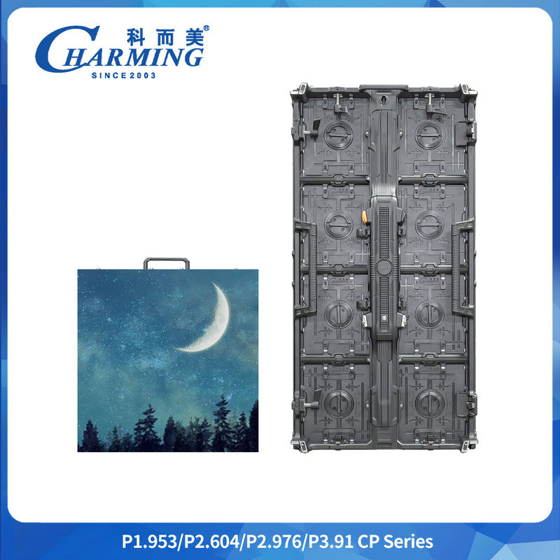 Tampilan Antioksidan Layar Indoor Lampu LED Fleksibel Curved Video Wall P1.9/2.6/2.98/3.91 Seri CP