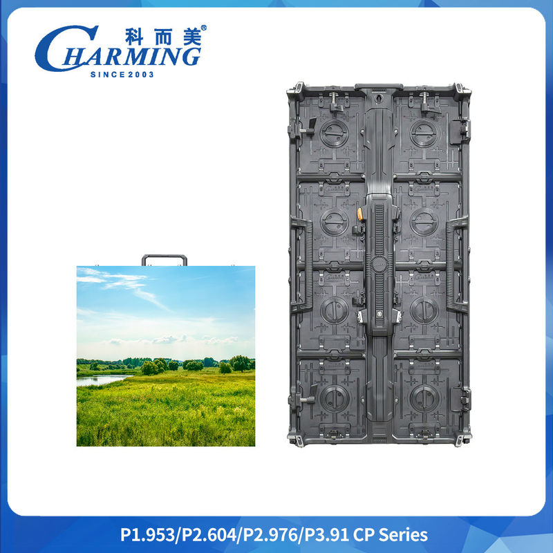 Aluminium Alloy Box P2.6/2.98/3.91 melengkung; Fleksibel 7680Hz CP Series LED Video Wall Seamless Stitching