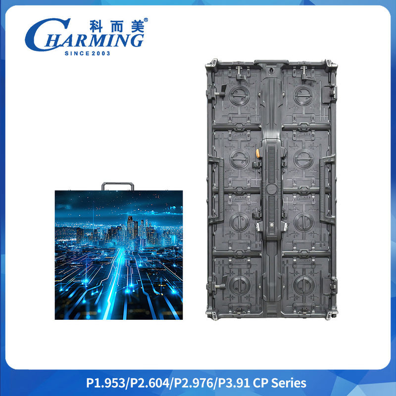 P3.91 8K Full Color 500*500*84mm Outdoor Rental Flexible Display Panel untuk tampilan komersial