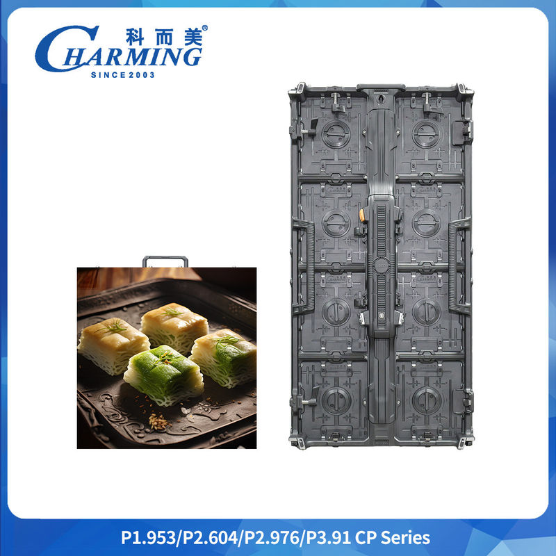 Panas yang baik P2.6/2.98/3.91 Seri CP Luar IP65 LED Video Waterproof Wall Dengan REAN Signal Aviation Plug