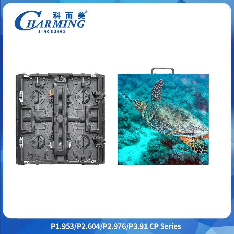 Seamless Splicing Silent Operation CP Series 1/16 Scan 500*500*84mm/500*1000*84mm Adjustable Arc Flexible Rental Screen