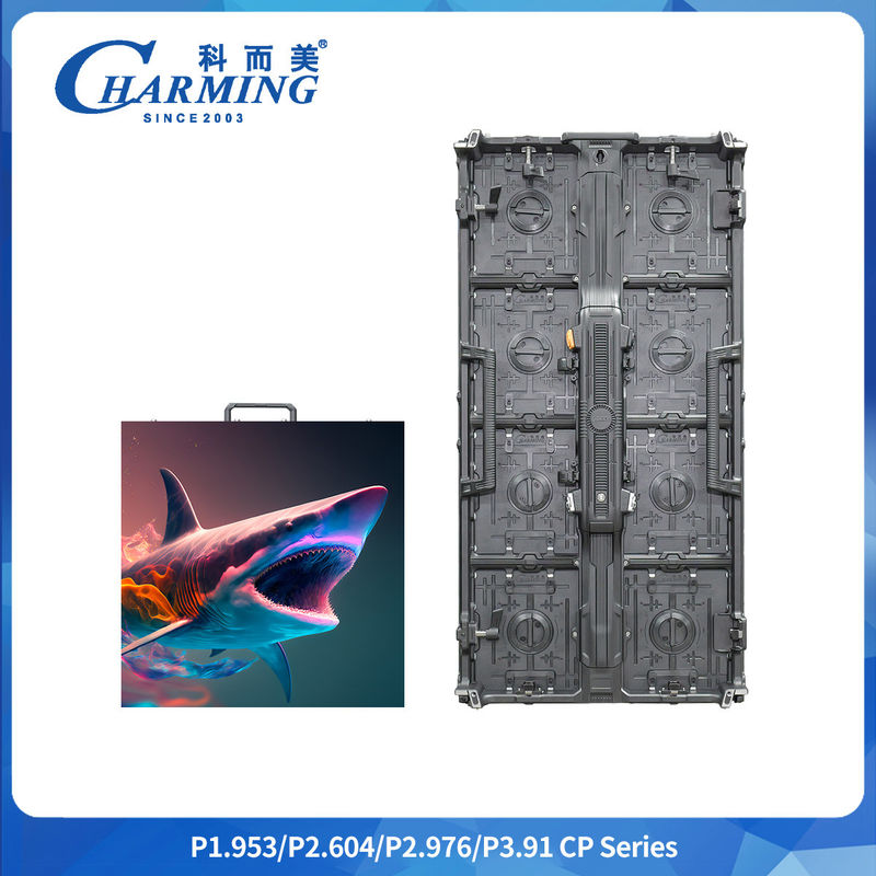 Aluminium Alloy Box P2.6/2.98/3.91 Seri CP Outdoor LED Video Wall Dengan Spring Ball Positioning