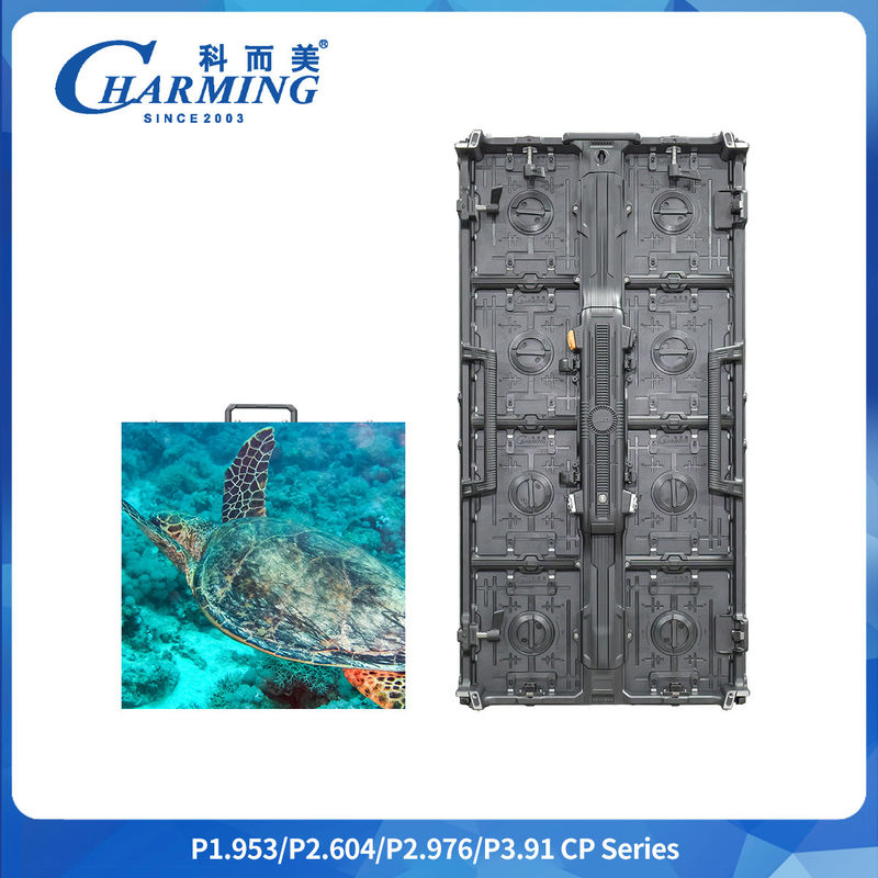 Splicing berbentuk khusus P2.6/2.98/3.91 Seri CP Outdoor LED Video Wall Dengan Soket Penerbangan Daya
