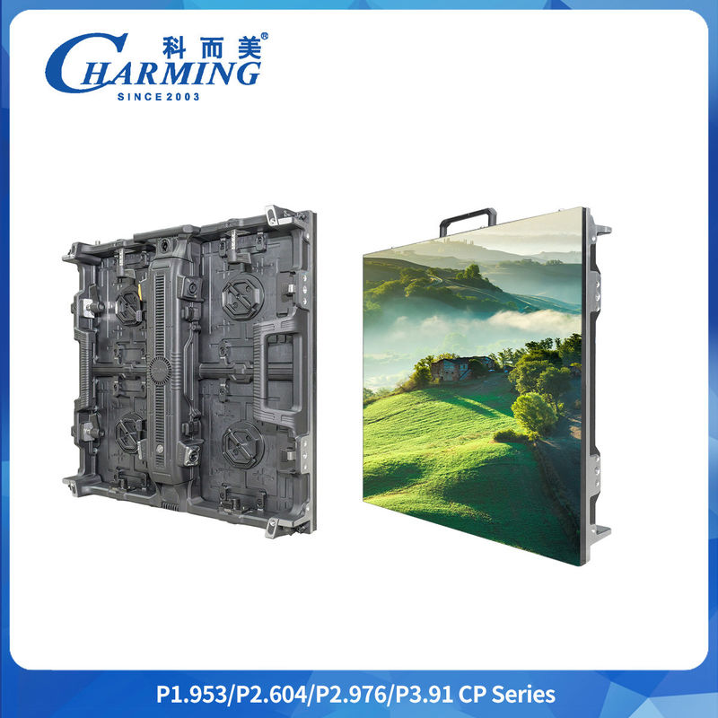 Splicing Seamless P1.9 P2.64 P2.98 Fleksibel Indoor Curved Led Screen Panel P3.91 Dengan Arc Lock And Scale yang Bisa Disesuaikan