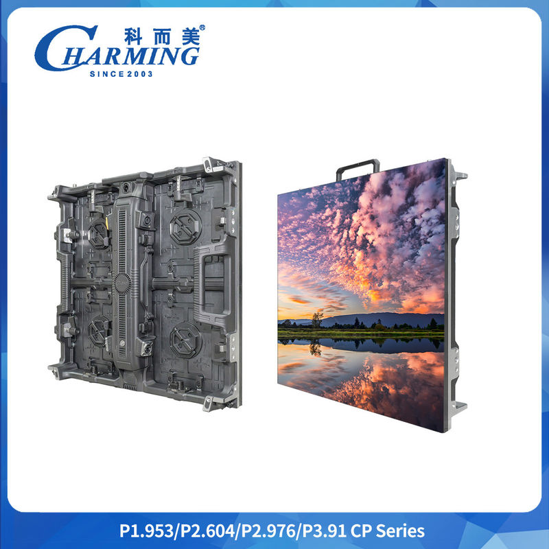 2.6-3.91MM Lengkungan persegi panjang 16scan RGB Modular 3d Video Wall Rental Led Display Panel Outdoor Untuk Tanda Led Custom Advertising Screen