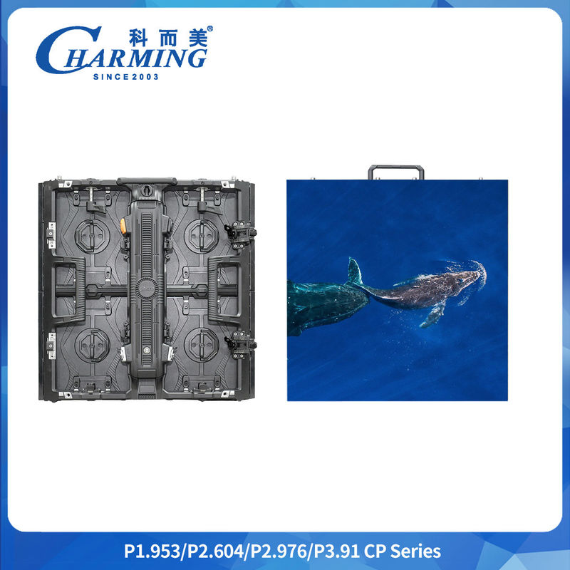 120° Sudut Tampilan Led Aluminium yang melengkung Profil P3.91 Indoor Hd Led Rental Led Display P2.98 Indoor Outdoor Stage Panel Dengan 7680 Hz