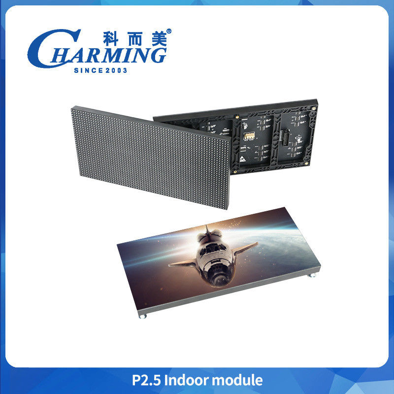 Tampilan Led Tetap Terpasang P2.5 Indoor Tampilan Led Tetap 320mmx160mm Panel Dinding Berwarna