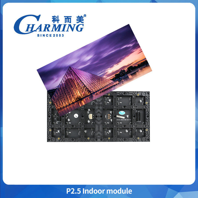 Video menawan Indoor Full Color Led Display P2.5 Panel Modul 3d Led Screen