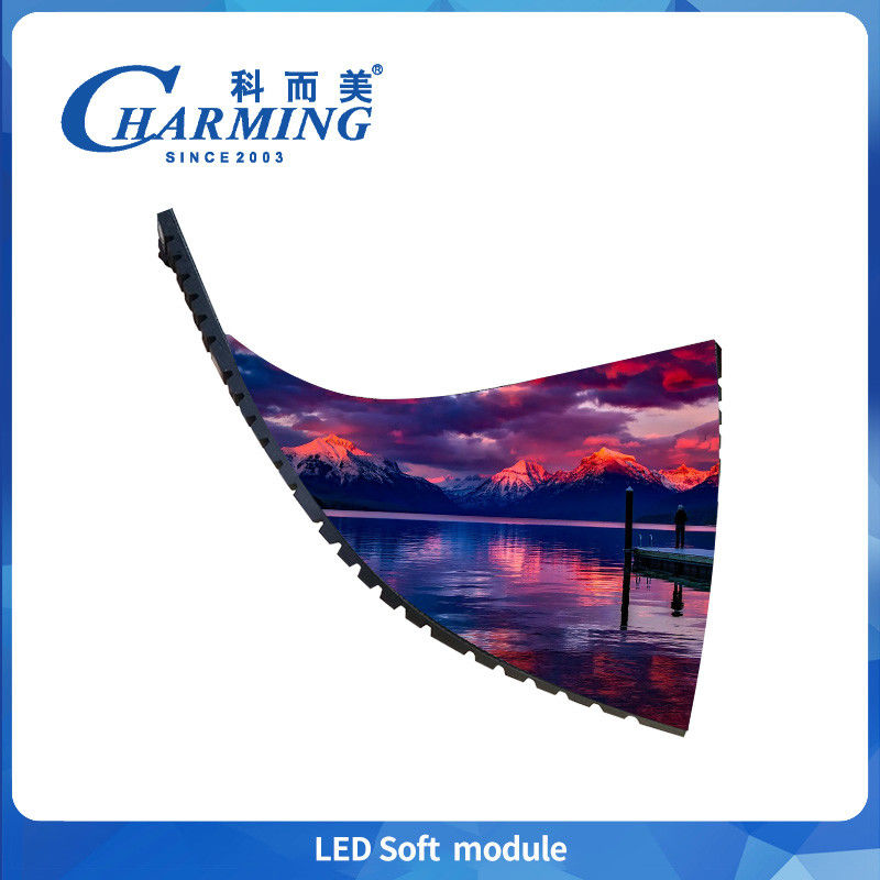 High-Refresh Rate Indoor LED Soft Module Video Wall untuk kampanye iklan ringan dan organisasi acara
