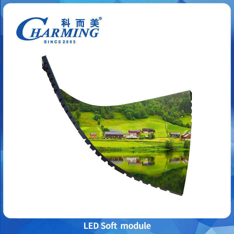 Harga pabrik P4 Led Soft Module Indoor Display Vedio Wall Screen Berat 255g 256*128MM SMD2020 Adveresting Screen