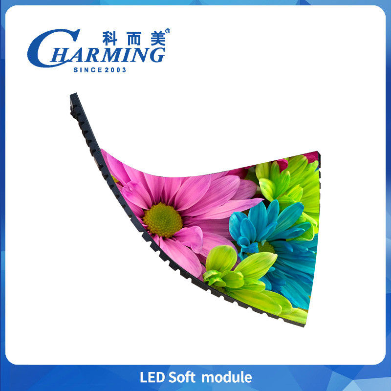 Cerah Dan Berwarna Indoor 2.5mm Led Soft Module P2.5 Fleksibel Led Digital Screen Untuk Desain Klub Malam