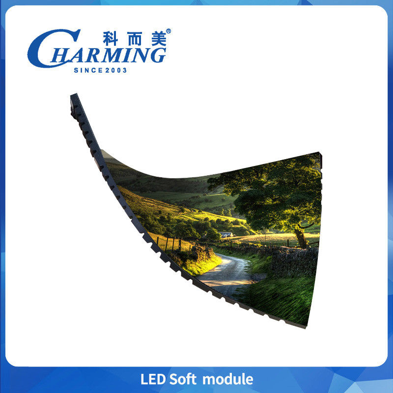 Ultra High Definition 135° Wide-Angle Viewing Angle P1.86-P4 Flexible Screen yang dapat dilipat dan dilipat untuk kegiatan dalam ruangan