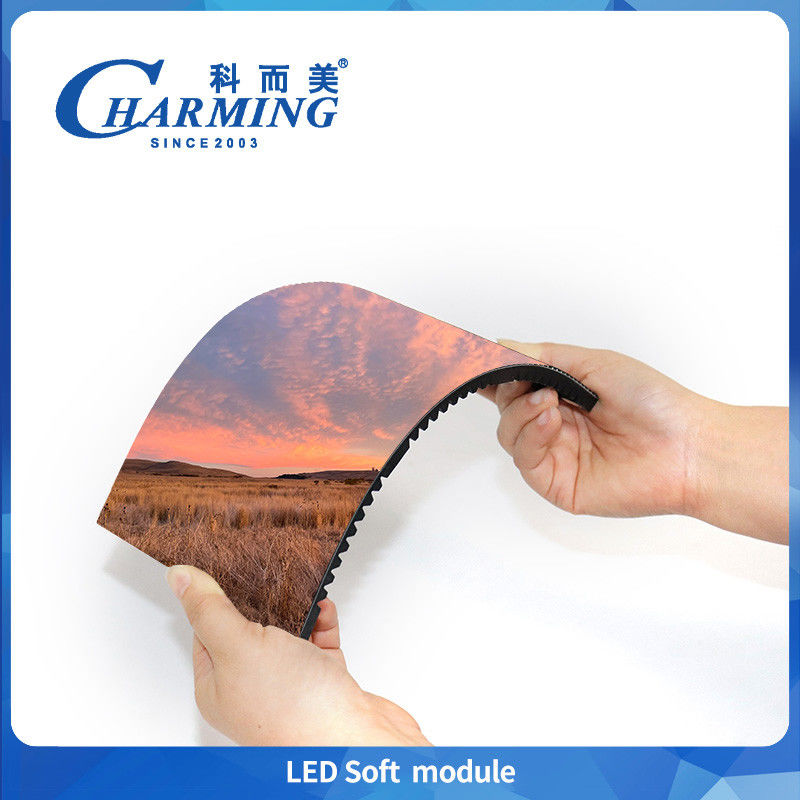 Fleksibel LED Display Screen Soft LED Module Curved LED Iklan Tampilan Untuk Indoor P1.86 P2 P2.5 P3