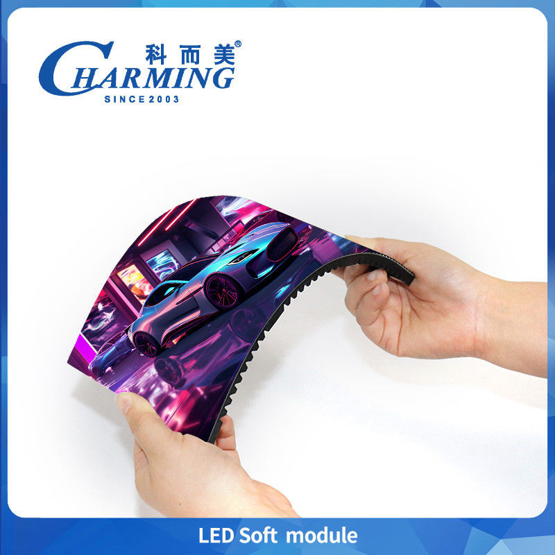 Indoor Led Soft Module P1.86/P2/P2.5/P3.076 Low Power Low Heat RGB Led Module Untuk Wave Screen