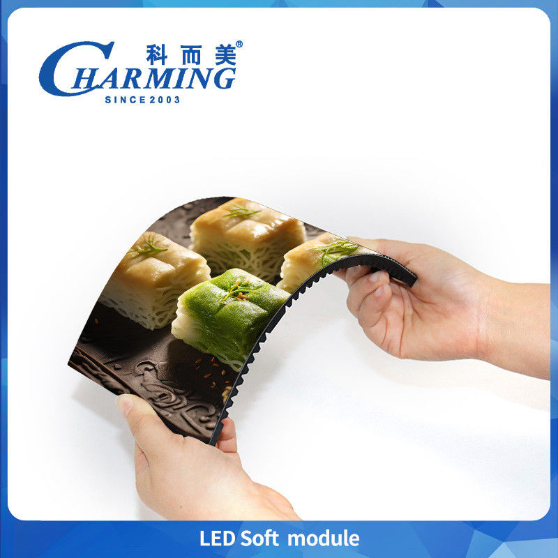 320x160 Indoor Led Soft Module P2 P2.5 P3.076 7680 High Refresh Rate Module Display Untuk Bentuk Seni