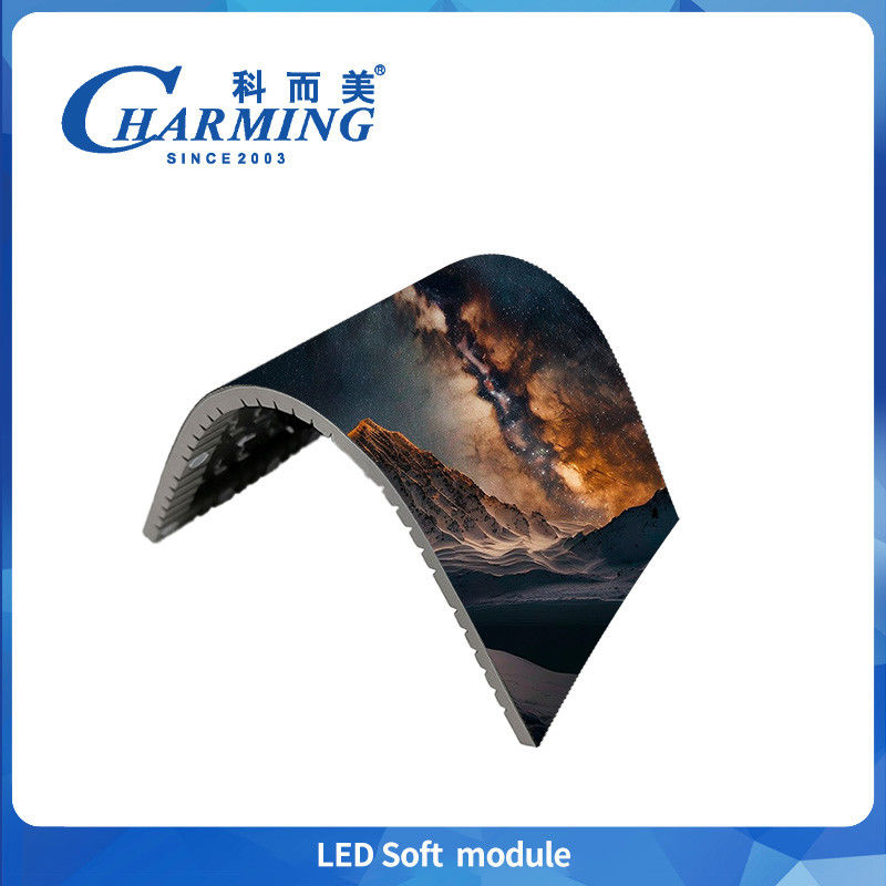 LED Soft Module P3 3Mm Indoor Full Color Display Board Curved Video Wall Flexible Led Screen Untuk Iklan