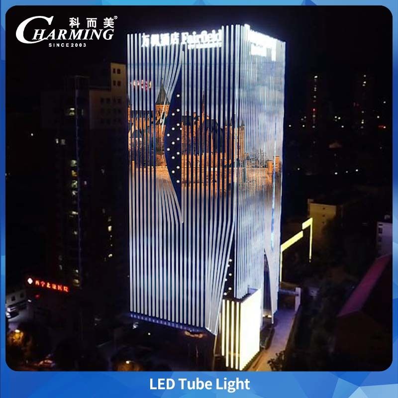 Tabung Lampu LED Luar Ruangan U38-500 5.5w 500*38*58MM SMD5050 Paduan Aluminium+PC Untuk Bangunan Luar Ruangan