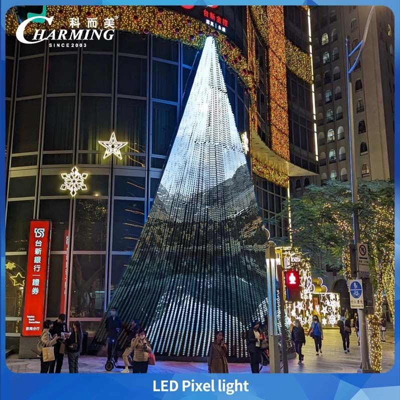 Lampu Pixel LED RGB Pixel Diameter 30mm IP66 RGB LED Pixel Light Dekorasi Pencahayaan Dalam Ruangan Luar Ruangan Bangunan Jembatan