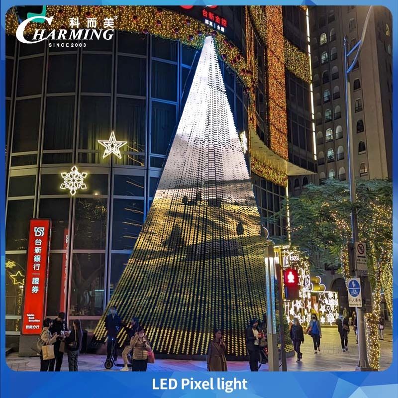 Full Color Pixel Light 50C Dari Charmingled Original Manufacturer Dengan SPI Untuk Pencahayaan Bangunan