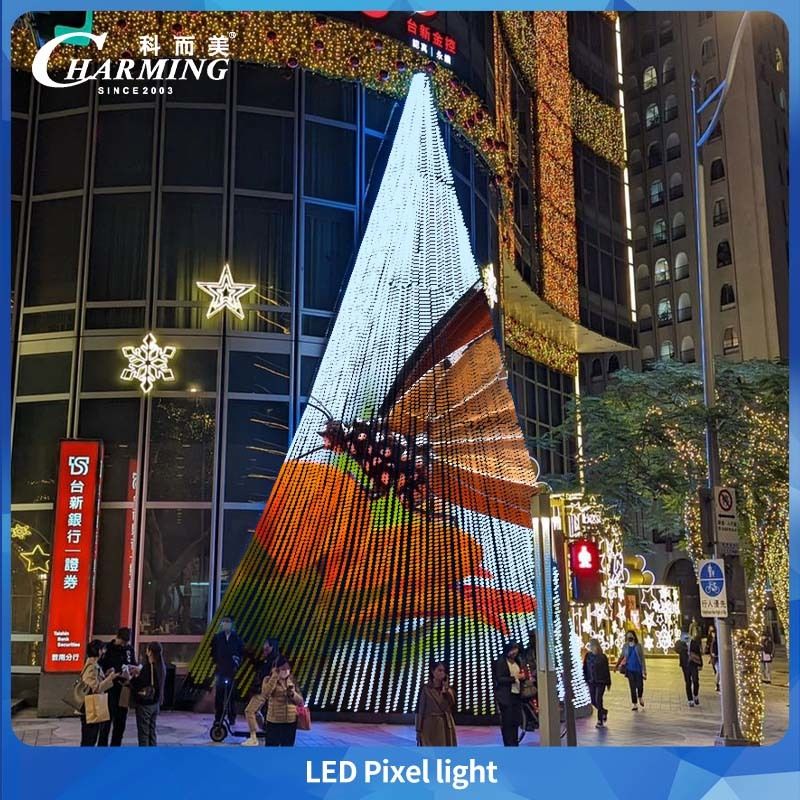 Lampu Piksel Merek Menawan Dengan Warna Penuh Rgb IP66 Digunakan Untuk Pencahayaan Bangunan Dan Pencahayaan Jembatan