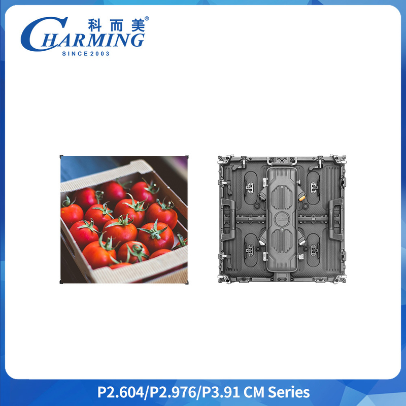 P3.91 Layar tampilan LED luar 500x500mm IP65 4500CD/m2