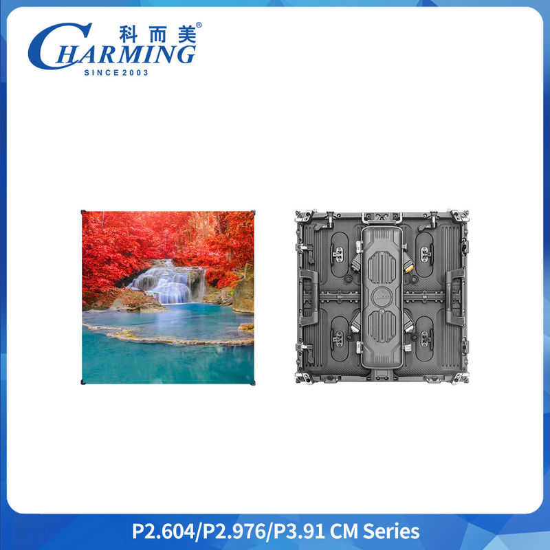 CM Serise Outdoor Rental LED Display IP65 500*1000mm/500*500mm 7680Hz Nyaman saling menyambung