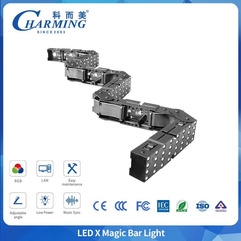 Kontrol Tingkat Piksel Individual SMD3838 Lampu Magic Bar LED 1m Diterapkan untuk Acara Klub