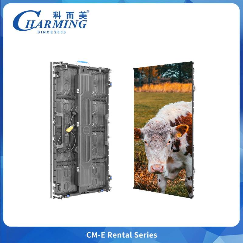 79MM Aluminium Alloy Cabinet CM-E Rental LED Display dengan sinyal di dikator HUB Untuk acara panggung konser