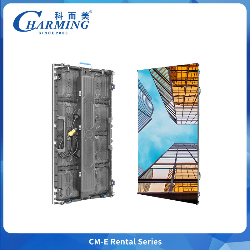 Seri P3.91 CM-EE Dalam Ruangan Menawan Layar Tampilan Led Penuh Warna Tahan Air Dirancang Untuk Disewakan 500*1000